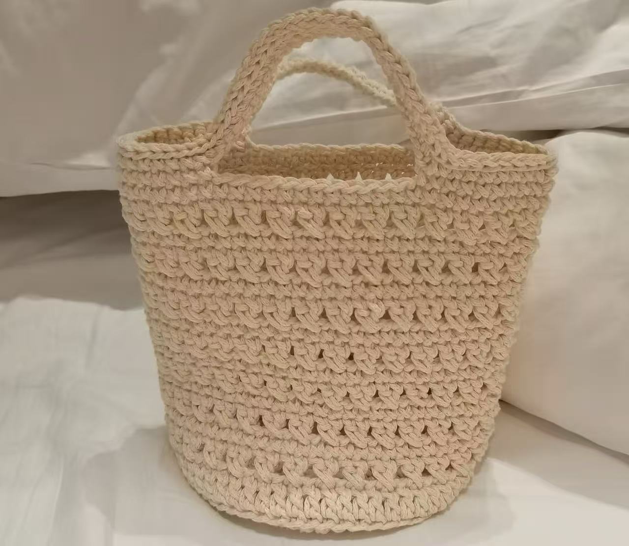 Mini Shopping Basket Handbag