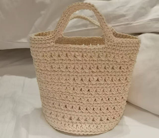 Mini Shopping Basket Handbag